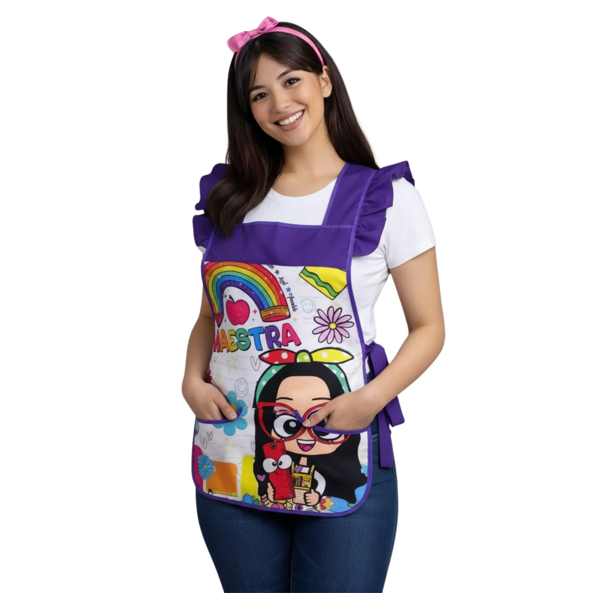 Casaca cuadrada olan, miss quit