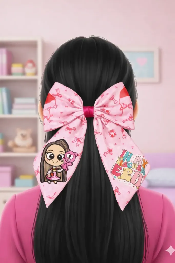 Moño sublimado (Niña, Rosa, Hello Kitty)